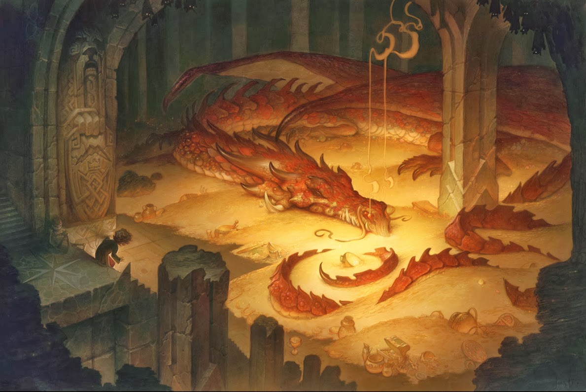 J.R.R. Tolkien y El Señor de los anillos - Página 11 Smaug